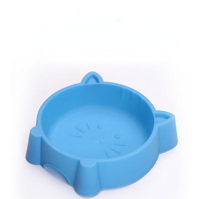 Zdrava plastična mačja zdjelica za lice Mala zdjelica za kućne ljubimce Pribor za mačju hranu Crtani film Četiri boje Dodatna hranilica za mačke Zdjelice za mačke Potrepštine za mačke