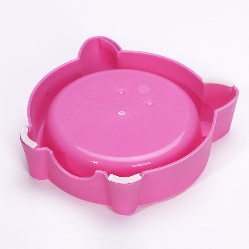 Zdrava plastična mačja zdjelica za lice Mala zdjelica za kućne ljubimce Pribor za mačju hranu Crtani film Četiri boje Dodatna hranilica za mačke Zdjelice za mačke Potrepštine za mačke