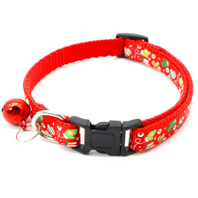 Lemmikloomade jõulukaelarihm koos kellukesega Reguleeritava kassi kaelarihmaga pannal Isikupärastatud koera kaelarihm Väikese koera kutsika koera tarvikud Lemmikloomatarbed