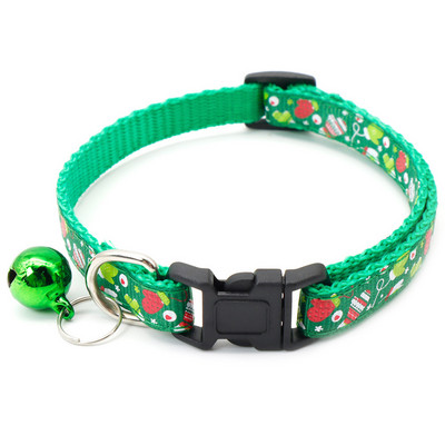 Lemmikloomade jõulukaelarihm koos kellukesega Reguleeritava kassi kaelarihmaga pannal Isikupärastatud koera kaelarihm Väikese koera kutsika koera tarvikud Lemmikloomatarbed