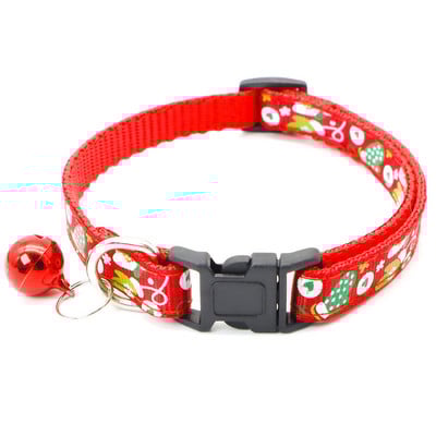 Lemmikloomade jõulukaelarihm koos kellukesega Reguleeritava kassi kaelarihmaga pannal Isikupärastatud koera kaelarihm Väikese koera kutsika koera tarvikud Lemmikloomatarbed