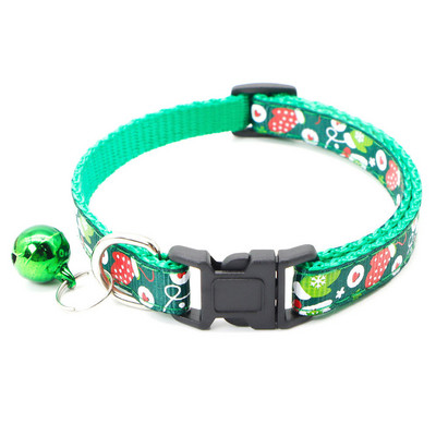 Lemmikloomade jõulukaelarihm koos kellukesega Reguleeritava kassi kaelarihmaga pannal Isikupärastatud koera kaelarihm Väikese koera kutsika koera tarvikud Lemmikloomatarbed