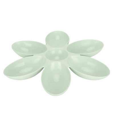 6 πλέγματα Μπολ για γάτες σε σχήμα πετάλου Πλαστικό μπολ τροφοδοσίας κατοικίδιων Κατηγορία τροφίμων Διανομέας τροφής για γάτες