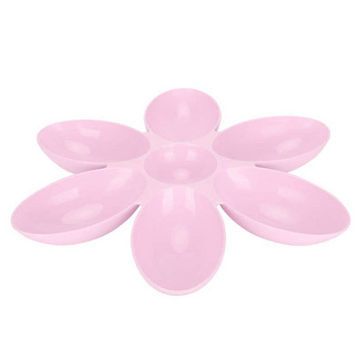 6 πλέγματα Μπολ για γάτες σε σχήμα πετάλου Πλαστικό μπολ τροφοδοσίας κατοικίδιων Κατηγορία τροφίμων Διανομέας τροφής για γάτες