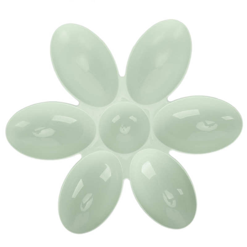 6 πλέγματα Μπολ για γάτες σε σχήμα πετάλου Πλαστικό μπολ τροφοδοσίας κατοικίδιων Κατηγορία τροφίμων Διανομέας τροφής για γάτες