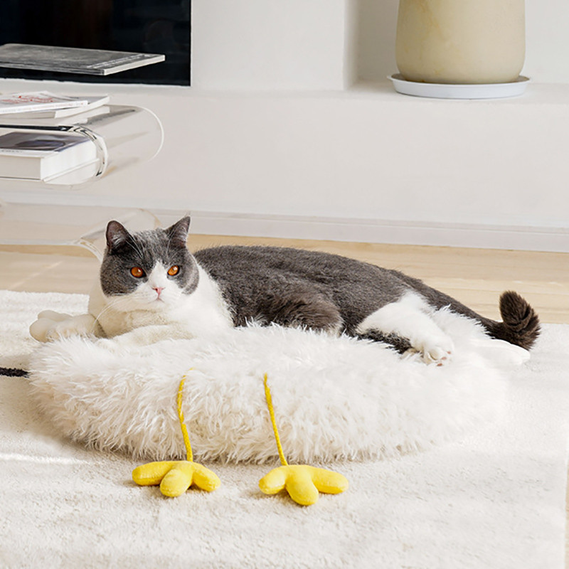 Covoraș de dormit portabil pentru animale de companie, pisică, câine, pat de pluș, casă îngroșată din lână moale, pentru animale de companie, diverse gospodării, lavabilă, confortabilă, cu desene animate