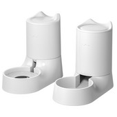 Adăpator automat Hrănitor de hrană Distribuitor de apă Hrănitori automate Hrănire gravitațională pentru câini mici, medii și mari