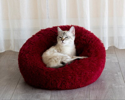 Câine, pisică, pat pentru animale de companie, canisa rotundă, iarnă caldă, sac de dormit, pat moale pentru animale de companie, pernă pentru cățeluș, covoraș pentru pisici