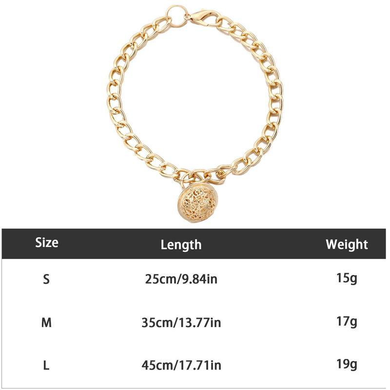 Guler de lanț de pisici cu clopot Design de modă Colier de câine Colier de pisică Colier de cățeluș Bijuterii de modă pentru pisici Câini