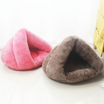 Χειμερινή γάτα μαλακό ζεστό κρεβάτι για σκύλους που πλένεται βελούδινο ρείθρο για κουτάβια γατούλα χαλάκια ύπνου Προμήθειες για κατοικίδια για άνετο σπίτι