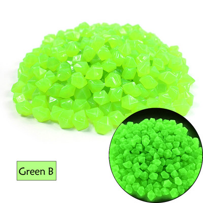 50/100/200 buc Pietre luminoase Ornament pentru acvariu pentru acvariu care strălucește în întuneric Pietricele în aer liber curte peluză alee decorațiuni pentru alee