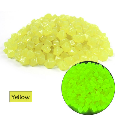 50/100/200 buc Pietre luminoase Ornament pentru acvariu pentru acvariu care strălucește în întuneric Pietricele în aer liber curte peluză alee decorațiuni pentru alee