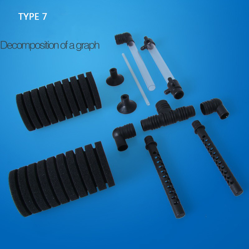 Filter za akvarijum Biokemijska spužva za višekratnu upotrebu Filter za akvarij Pamučna zračna pumpa Skimer Filtracija Proizvodi za vodene ljubimce