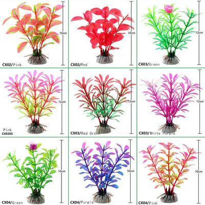 1 kom 5-12 CM Trava Ukras za akvarij Vodeni korov Ornament Plastična biljka Akvarijum Dodaci za ukrašavanje akvarija