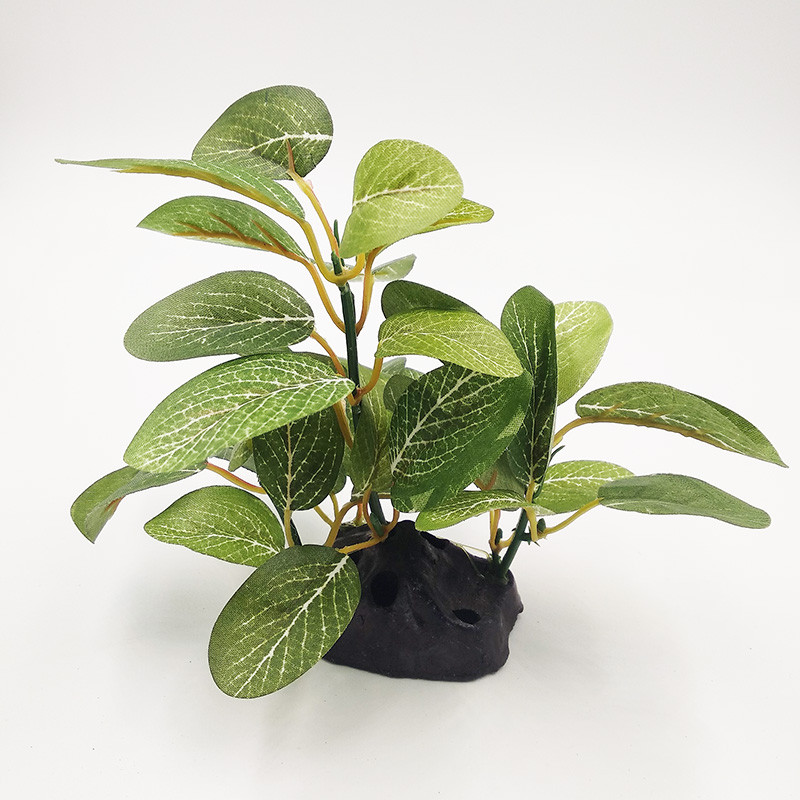 Decor nou din plastic pentru plante de acvariu pentru rezervor de pește, iarbă artificială submersibilă