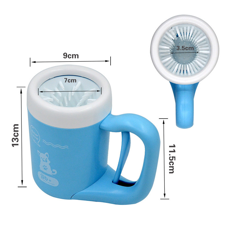 Āra pārnēsājams mājdzīvnieku kaķu suņu pēdu tīrīšanas krūzes tīrīšanas rīks Silikona mazgāšanas birste kaķu ķepu mazgāšanas līdzeklis mājdzīvnieku piederumi