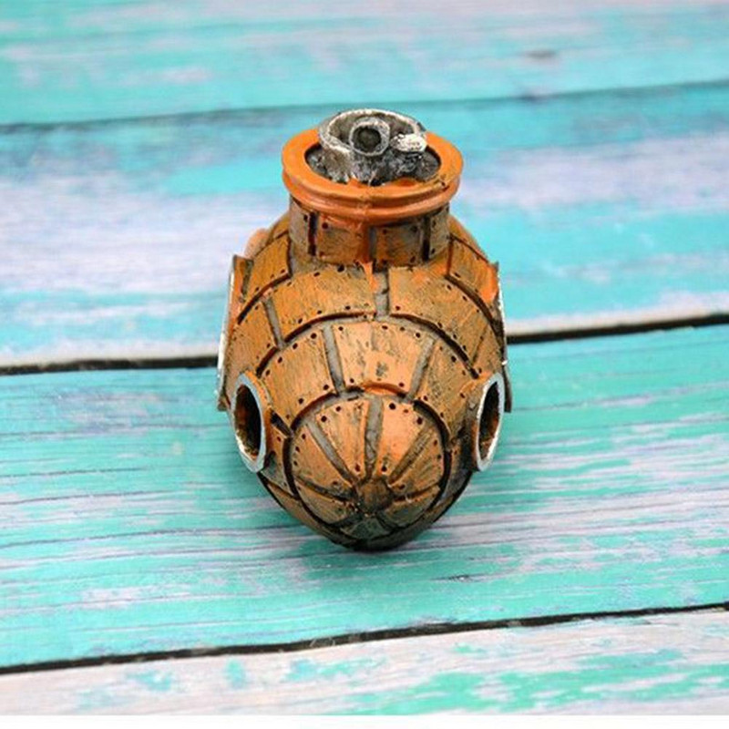 Ρητίνη υποβρύχια στολίδια Hollow Fish Shrimp Shelter Cave Aquarium Fish Tank Decoration Landscaping