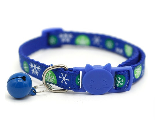 Регулируема нашийник за кучета, модна светлоотразителна камбана, нашийници за домашни любимци, сладък печат, котешки домашни любимци, презрамка за врата, регулиране на размера за малки кучета, колан