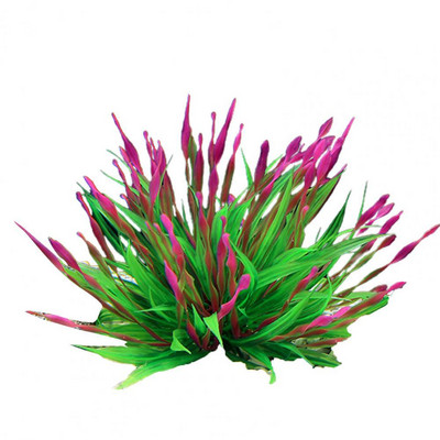 Dropshipping!! Acvariu Plantă Aspect realist Ascunzătoare Decor Plastic Artificial Alge marine Decorarea rezervorului de pește pentru casă