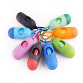 Pick Up Cutie de gunoi de toaletă Cutie cu capsule Materiale simple pentru curățarea animalelor de companie Pungă de gunoi pentru câini Cutie portabilă de depozitare în formă de glonț pentru pisici