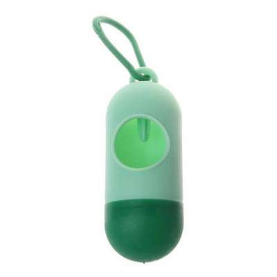 Pick Up Cutie de gunoi de toaletă Cutie cu capsule Materiale simple pentru curățarea animalelor de companie Pungă de gunoi pentru câini Cutie portabilă de depozitare în formă de glonț pentru pisici