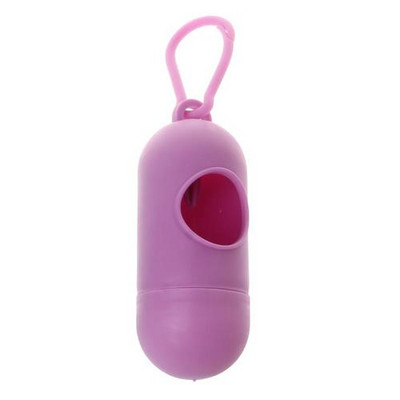 Pick Up Cutie de gunoi de toaletă Cutie cu capsule Materiale simple pentru curățarea animalelor de companie Pungă de gunoi pentru câini Cutie portabilă de depozitare în formă de glonț pentru pisici