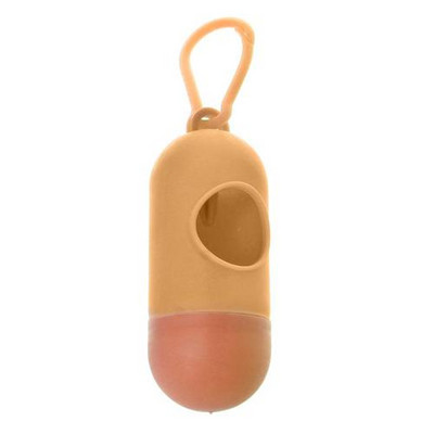 Pick Up Cutie de gunoi de toaletă Cutie cu capsule Materiale simple pentru curățarea animalelor de companie Pungă de gunoi pentru câini Cutie portabilă de depozitare în formă de glonț pentru pisici