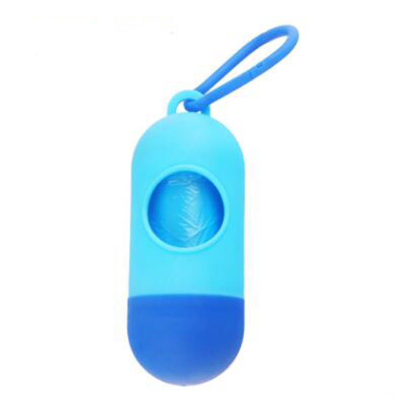 Pick Up Cutie de gunoi de toaletă Cutie cu capsule Materiale simple pentru curățarea animalelor de companie Pungă de gunoi pentru câini Cutie portabilă de depozitare în formă de glonț pentru pisici