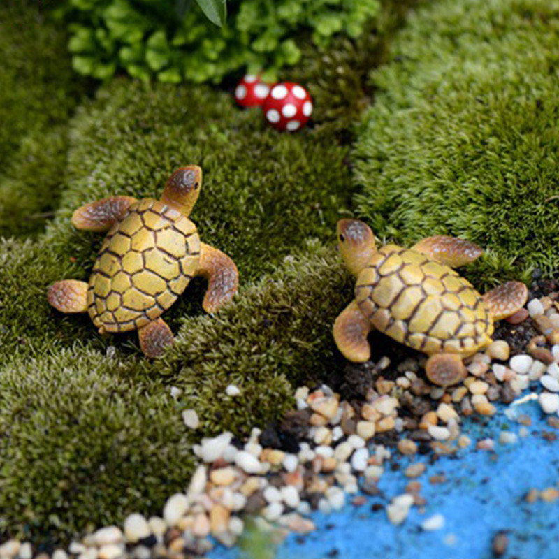 Model mini morske kornjače Ukrasi za akvarij Figurice od smole Minijature Pribor za akvarijum Realističan krajolik terarija