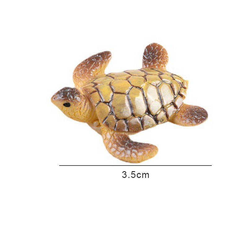 Model mini morske kornjače Ukrasi za akvarij Figurice od smole Minijature Pribor za akvarijum Realističan krajolik terarija