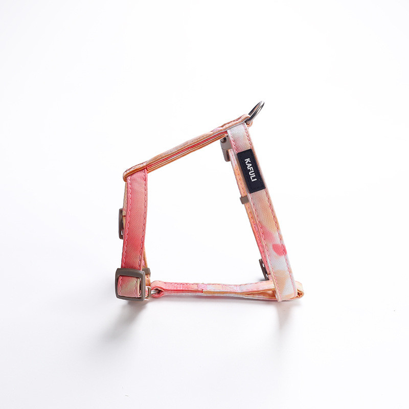 Set de lesă pentru ham pentru pisici, guler reglabil din nailon pentru pisici de companie pentru câini de talie mică, guler pentru vestă pentru pisici, mâner din lesă, centură pentru ham pentru animale de companie, articole pentru animale de companie