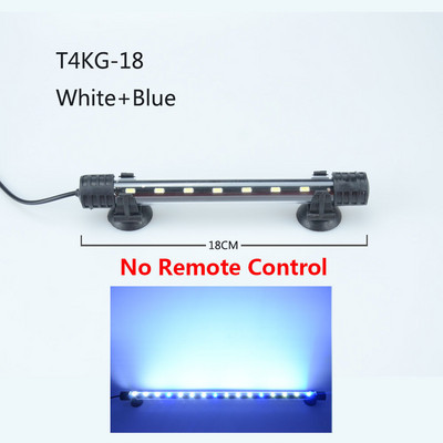 RGB Φως ενυδρείου 18-59cm Λάμπα καταδύσεων τηλεχειριστηρίου Πολύχρωμη λάμπα 90-260v Λαμπτήρας για φυτά Δεξαμενή ψαριών Απαραίτητη αμφίβια χρήση