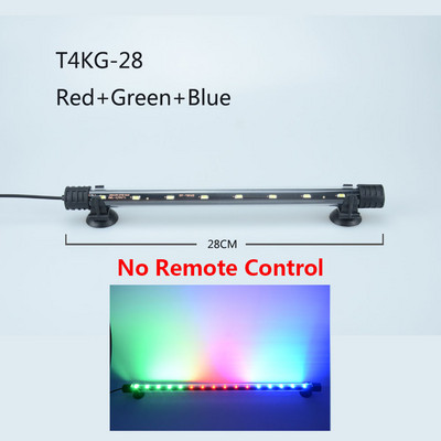 RGB Φως ενυδρείου 18-59cm Λάμπα καταδύσεων τηλεχειριστηρίου Πολύχρωμη λάμπα 90-260v Λαμπτήρας για φυτά Δεξαμενή ψαριών Απαραίτητη αμφίβια χρήση