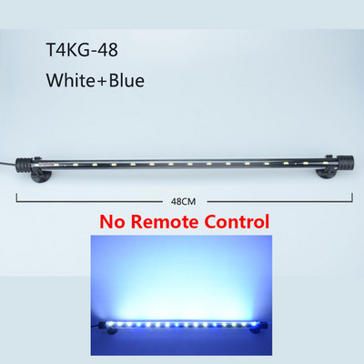 RGB Φως ενυδρείου 18-59cm Λάμπα καταδύσεων τηλεχειριστηρίου Πολύχρωμη λάμπα 90-260v Λαμπτήρας για φυτά Δεξαμενή ψαριών Απαραίτητη αμφίβια χρήση