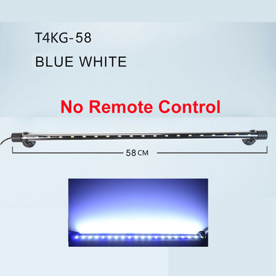 RGB Φως ενυδρείου 18-59cm Λάμπα καταδύσεων τηλεχειριστηρίου Πολύχρωμη λάμπα 90-260v Λαμπτήρας για φυτά Δεξαμενή ψαριών Απαραίτητη αμφίβια χρήση