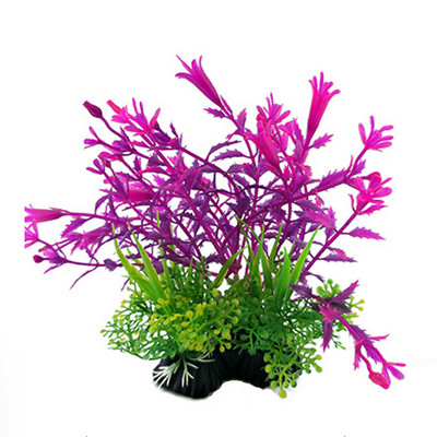 Προσομοίωση Water Grass Τεχνητό Λουλούδι Lotus Ενυδρείο Τοπίο Διακόσμηση Υποβρύχιο γρασίδι Στολίδι Φυτό Διακόσμηση δεξαμενής ψαριών