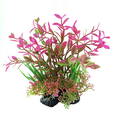 Προσομοίωση Water Grass Τεχνητό Λουλούδι Lotus Ενυδρείο Τοπίο Διακόσμηση Υποβρύχιο γρασίδι Στολίδι Φυτό Διακόσμηση δεξαμενής ψαριών