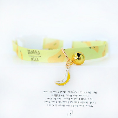 1 tk Puuviljaprinteri ripatsiga lemmiklooma kaelarihm 18-32 cm reguleeritav kelluke turvapandlaga armsa virsiku maasika kassipoja kutsika kaelarihma tarnija