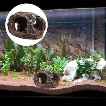 ГОРЕЩА разпродажба Аквариум за аквариум Украшение от изкуствена смола Декорация за пещерно озеленяване Аксесоари за водни животни