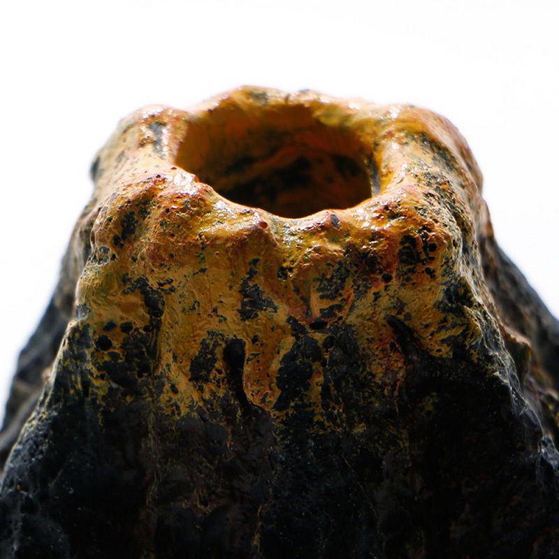 Ηφαίστειο Σχήμα Ενυδρείο Διακόσμηση δεξαμενής ψαριών αντλία οξυγόνου πέτρα με φυσαλίδες αέρα Αντλία αέρος Drive Δεξαμενή ψαριών Παιχνίδι ενυδρείο Στολίδι Διακόσμηση