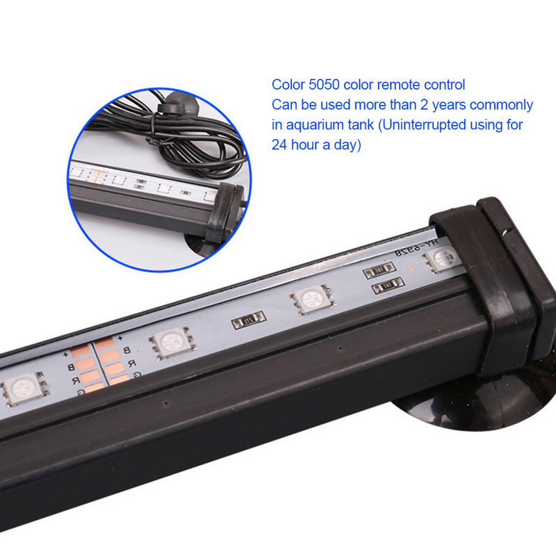 LED oro burbuliukų lemputė akvariumo lempa povandeninis povandeninis akvariumo šviestuvas, keičiantis spalvą, gaminantis deguonį žuvų bakui