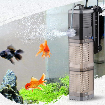 3 vienā akvārija filtra sūknis Super Fish Tank iegremdējamais gaisa skābekļa iekšējais sūknis CHJ502/CHJ602/CHJ902/CHJ1502 ūdens sūknis 220V