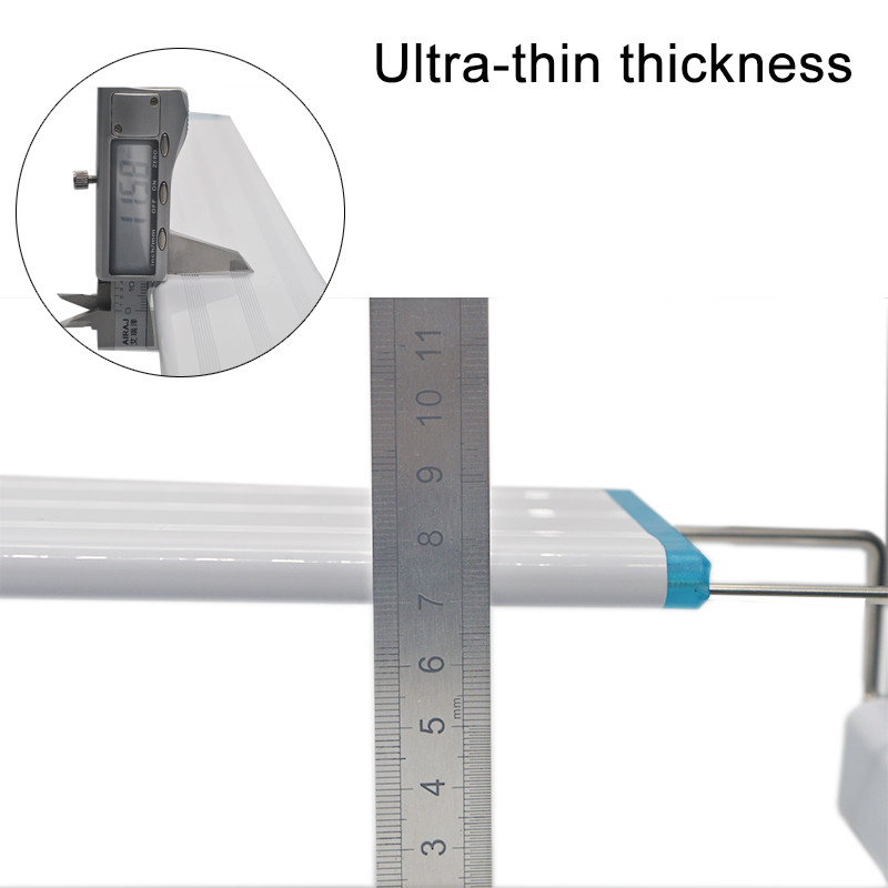 Akvariumo LED apšvietimas Itin plonas vandens augalų auginimo akvariumo apšvietimas, vandeniui atsparus šviesus, mėlynas LED 18-75 cm, skirtas augalams, 220 V