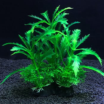 Τεχνητό Ενυδρείο Διακόσμηση Φυτά 12 Ειδών Νερό Ζιζάνια Στολίδι Υδρόβιο Φυτό Δεξαμενή Ψαριών Γρασίδι Διακόσμηση Αξεσουάρ 14cm