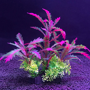 Изкуствен аквариум Декор Растения 12 вида водни плевели Орнамент Водни растения Аквариум Аксесоари за декорация на трева 14 см