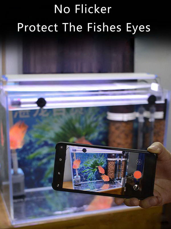 2022 m. Naujas 6 eilučių itin plonas LED akvariumo apšvietimas vandens augalų šviestuvas 18–70 cm ilginantis pritemdomas spaustukas ant lempos, skirtas žuvų bakui