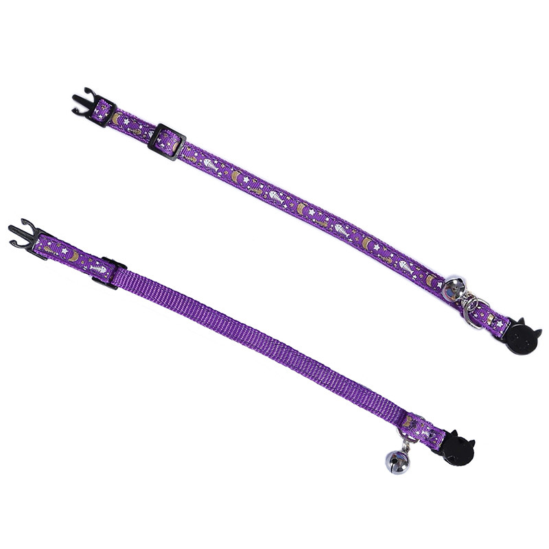 Κολλάρες γάτας από κόκκαλο ψαριού Περιδέραιο πόρπη ασφαλείας Ρυθμιζόμενο φθορισμό Προσωποποιημένη ταυτότητα Δωρεάν Χαρακτική με γράμματα κολιέ γατάκι