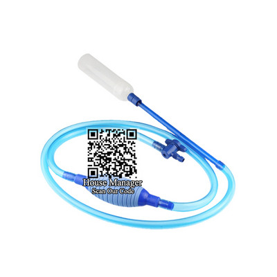 Instrument de curățare a acvariului de 250 cm, sifon, țeavă, schimbător de apă, curățare, control supapă, furtun de aspirație, pompă, sifon pentru curățarea rezervorului de pește