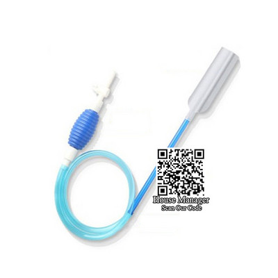 Instrument de curățare a acvariului de 250 cm, sifon, țeavă, schimbător de apă, curățare, control supapă, furtun de aspirație, pompă, sifon pentru curățarea rezervorului de pește