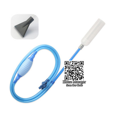 Instrument de curățare a acvariului de 250 cm, sifon, țeavă, schimbător de apă, curățare, control supapă, furtun de aspirație, pompă, sifon pentru curățarea rezervorului de pește